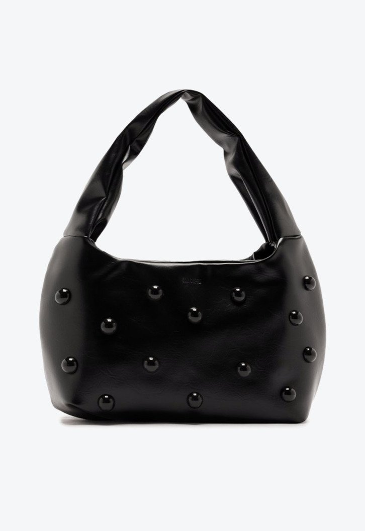 Bolsa Shopping Média Adorno Preta