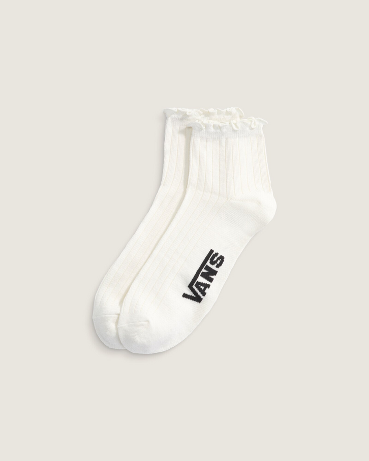 Meia Rufflen Low Crew Marshmallow