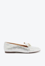 Mocassim Prata Anacapri Bridão Texturizado