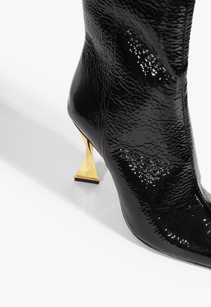 Bota Elisha Couro Preto