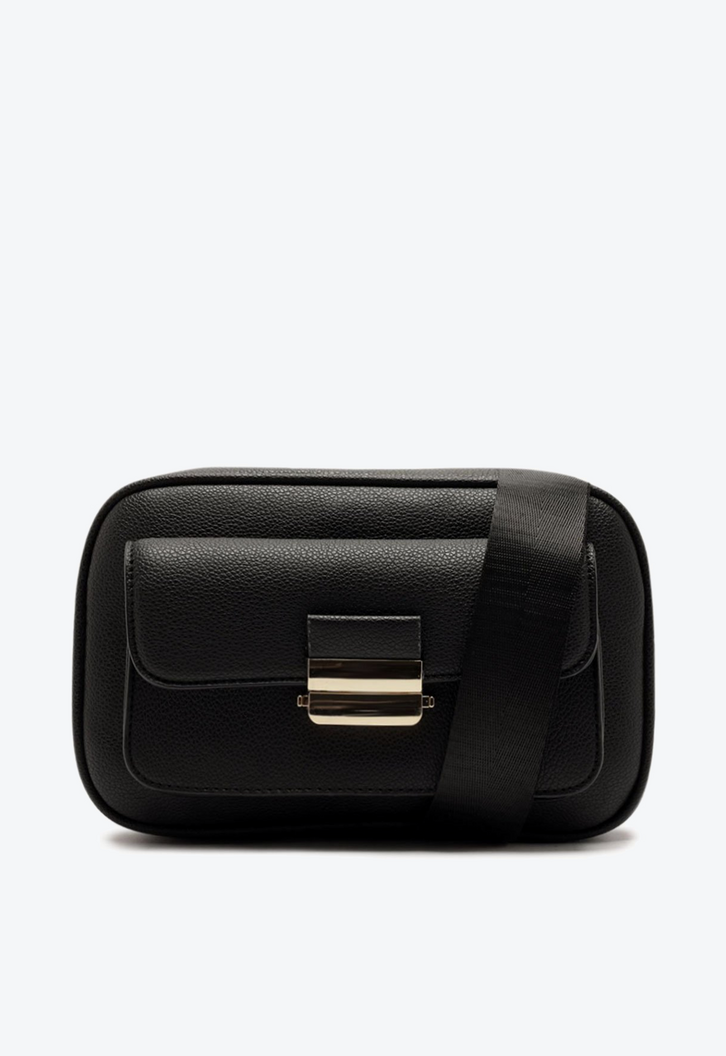 Bolsa Tiracolo Média Soft Floater Preta