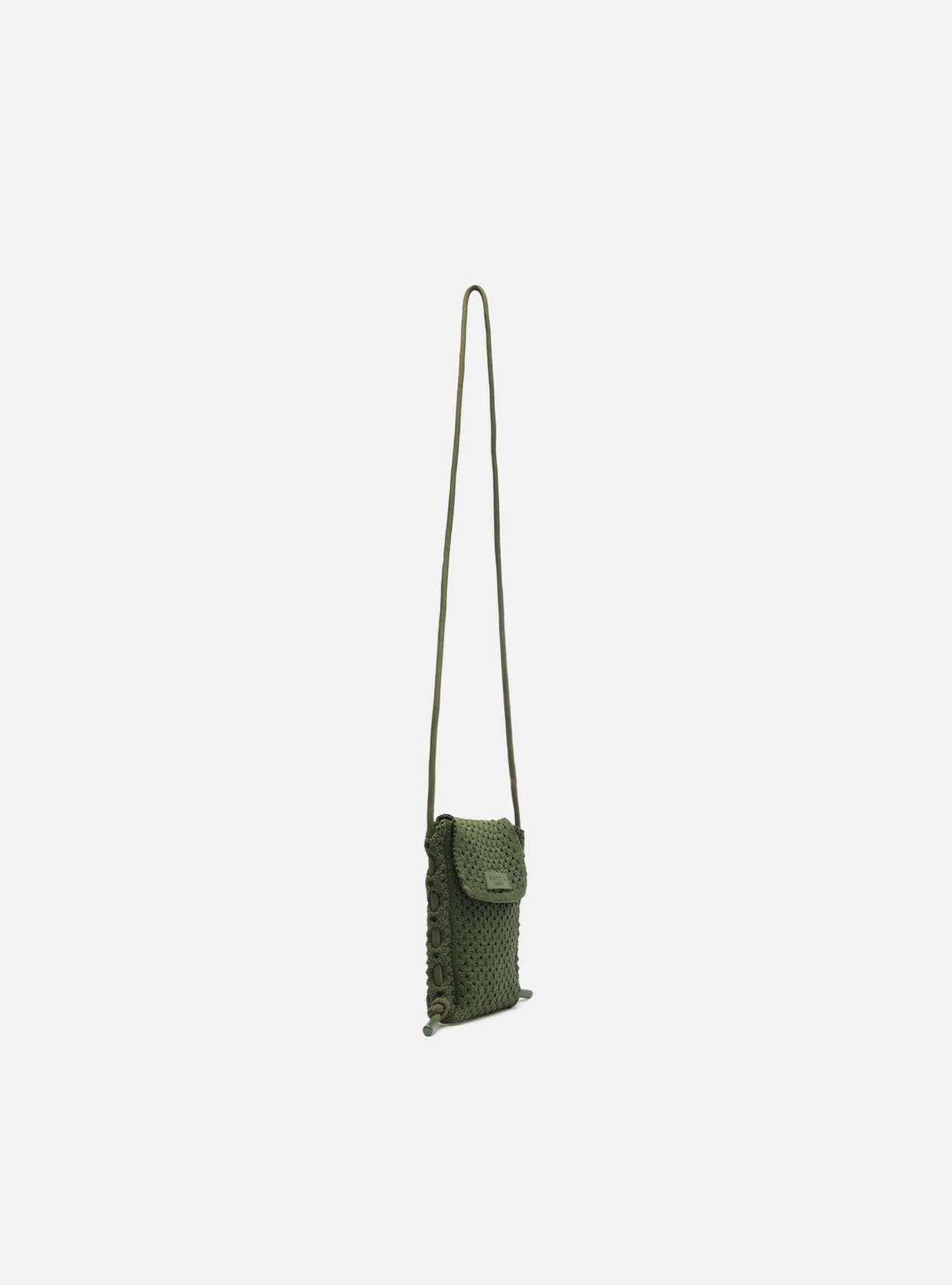 Mini Bag Verde Crochê Porta-Celular | ZZ MALL