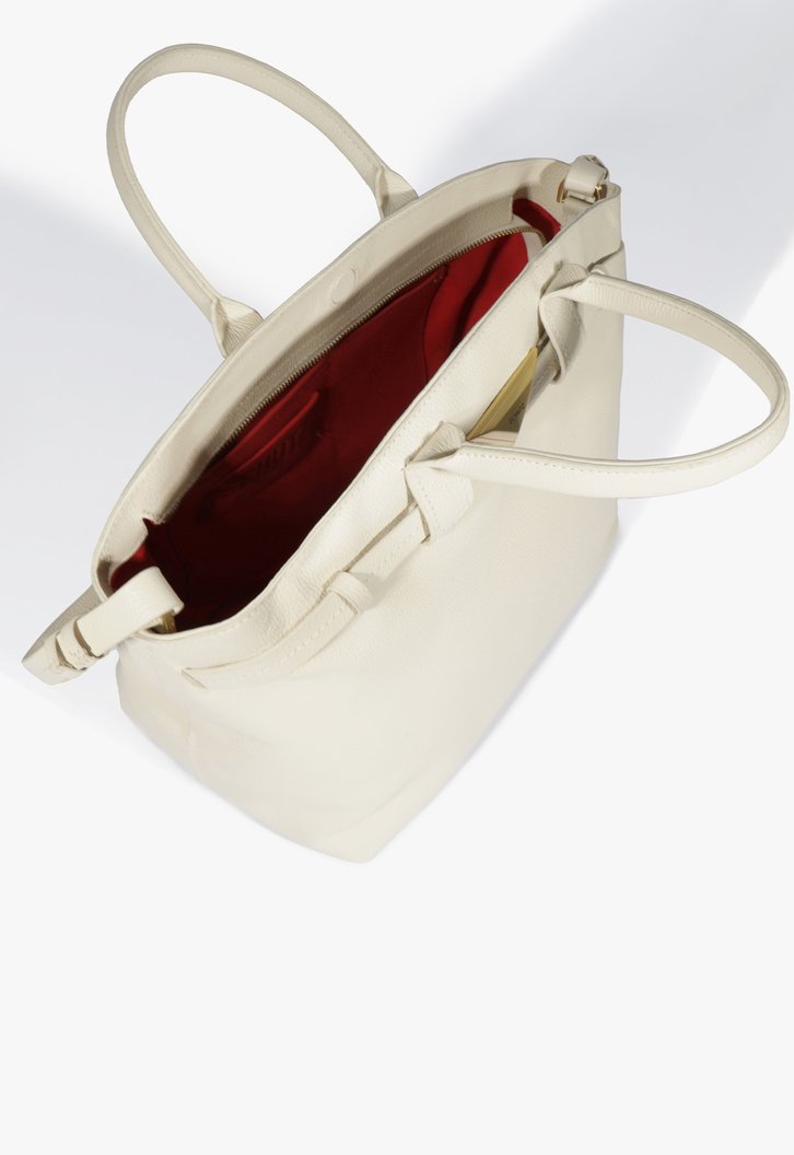 Bolsa Tote Branca Schutz Grande Malu Couro | ZZ MALL