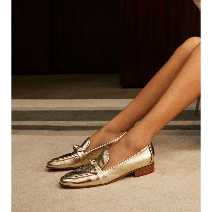 Clarita Loafer 30 Golden