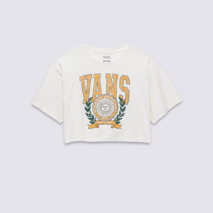 Camiseta First Team Relax Crop SS Marshmallow