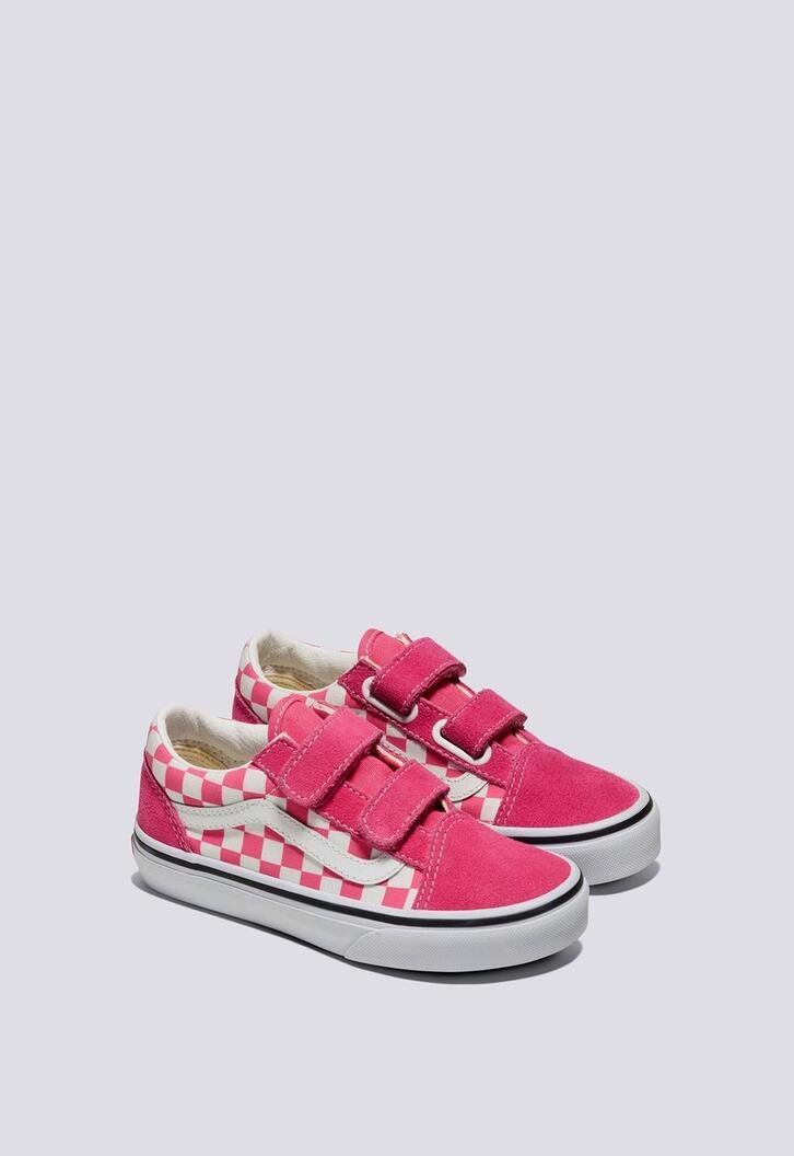 Tênis Old Skool Checkerboard Honeysuckle Infantil