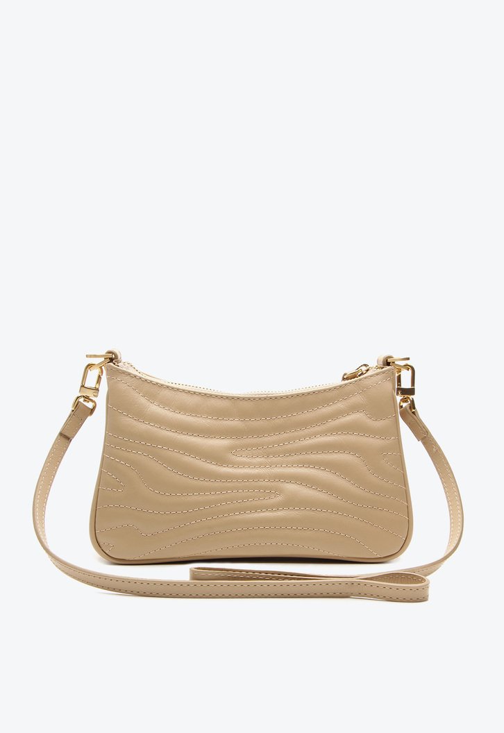 Bolsa Tiracolo Bege Vicenza Sophia Pequena