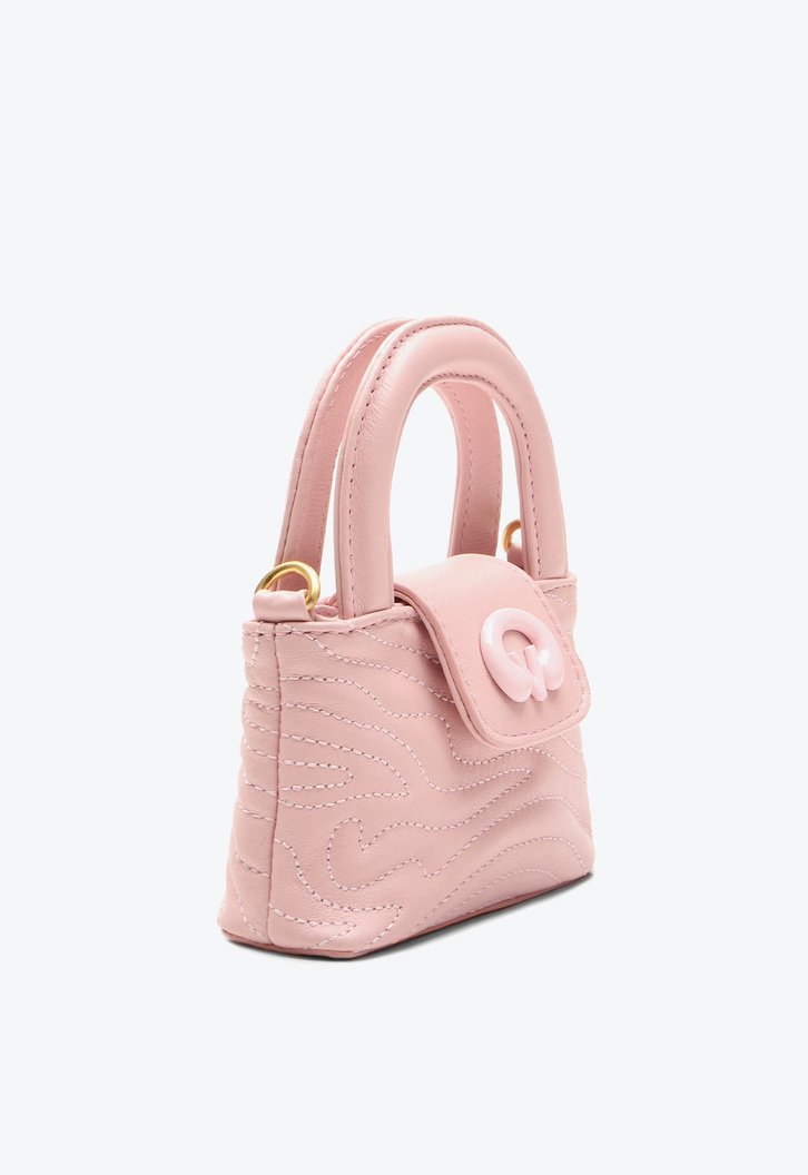 Bolsa Tiracolo Eleonora Pequena Rosa