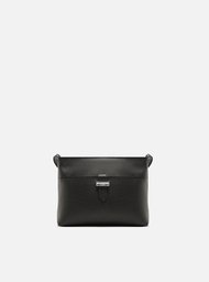 Bolsa Tiracolo Preta Arezzo Toscana Pequena