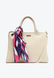 Bolsa Tote Nude Anacapri Sara Média