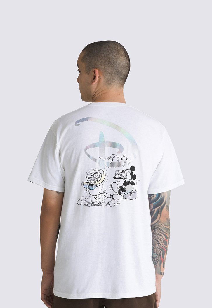 Camiseta Music Box Ss 100 Club Disney White