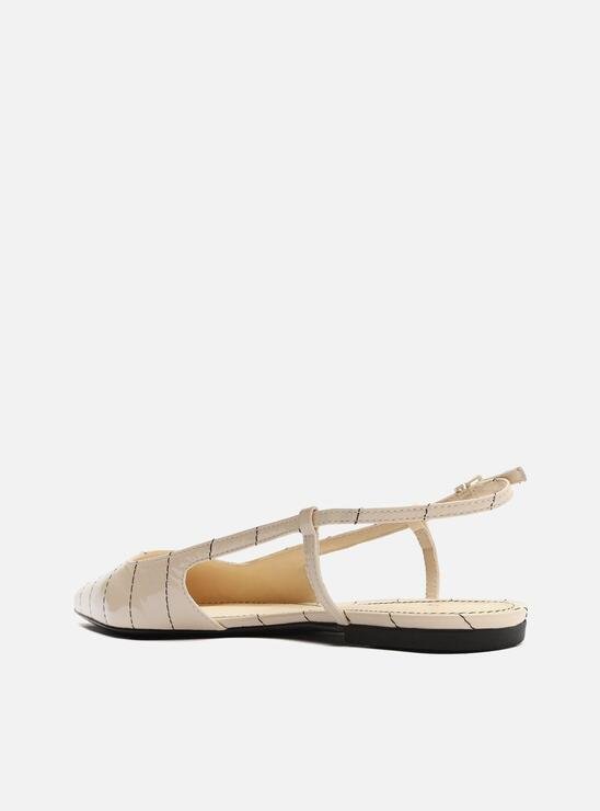 SAPATILHA OFF-WHITE AREZZO VERNIZ ABERTA HELENA