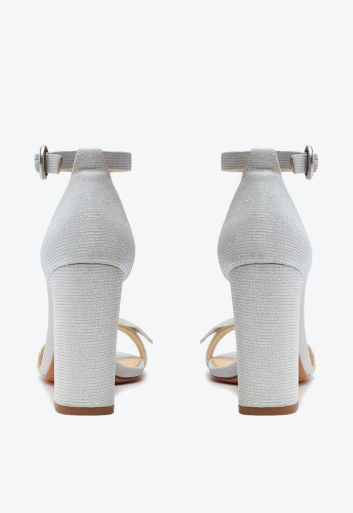 Clarita Ankle Strap Curve 90 Fabric Fantasy