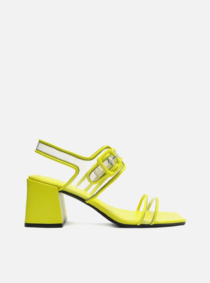 Sandalia vinil sale transparente arezzo