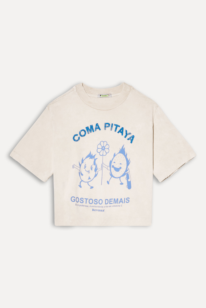 CAMISETA OFF-WHITE SILK PITAYA