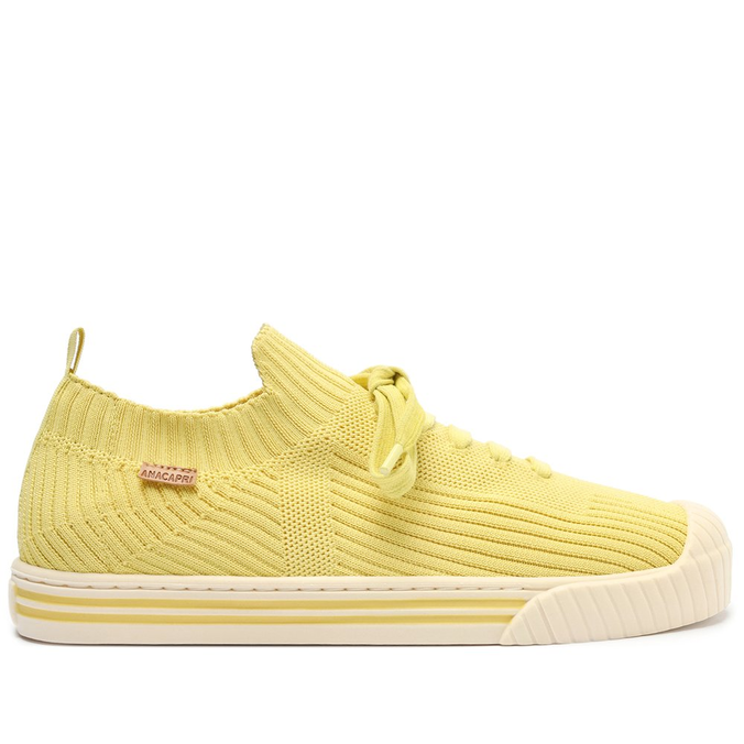 Tênis Amarelo Limão Alê Knit | Anacapri
