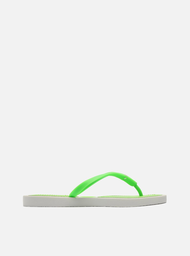 Chinelo De Dedo Branco E Verde Arezzo Brizza