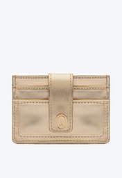 Porta-cartão Dourado Natural Anacapri Pequeno