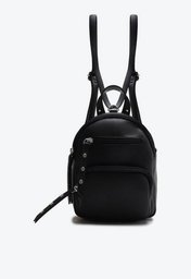 Mini Mochila Preta Anacapri Zíper