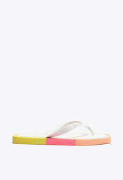 Chinelo De Dedo Branco Brizza Square Color