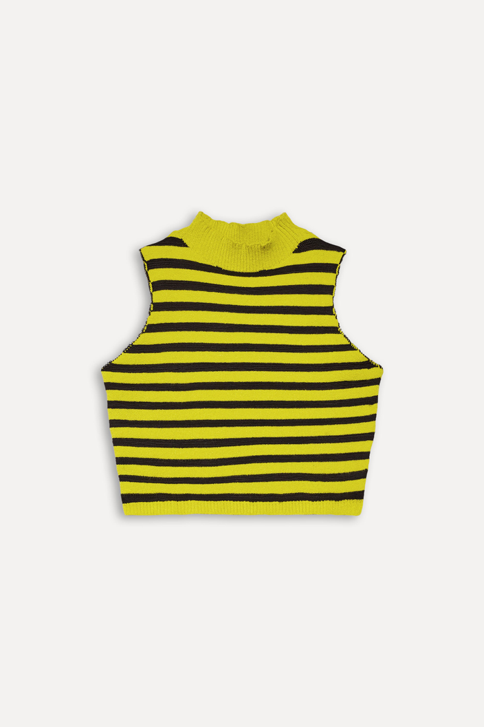 TOP PRETO REVERSA TRICOT LISTRAS URBANO | ZZ MALL