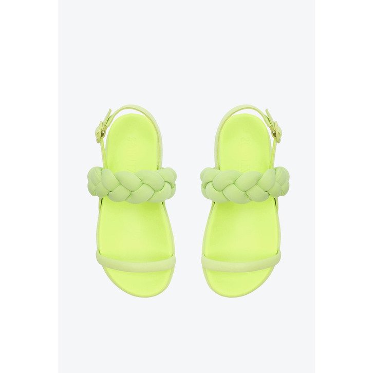 Sandália Papete Braider New Gen Verde Neon