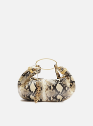 Bolsa Tiracolo Arezzo Snake Média Metais