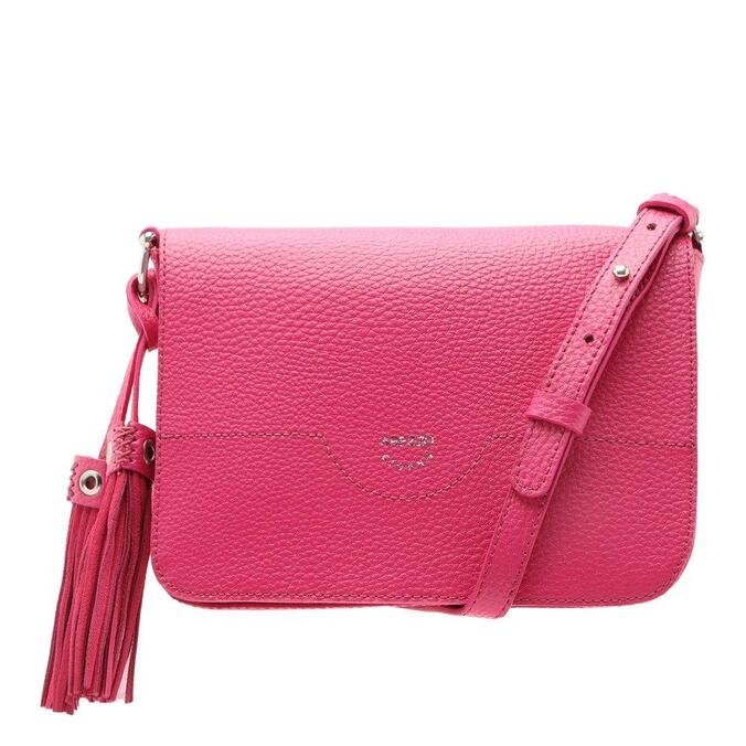 hot pink cross body bolsa