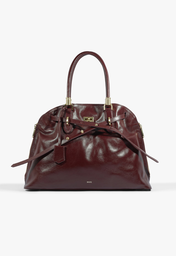Bolsa Tote Grande Lorena Soft Couro Vinho