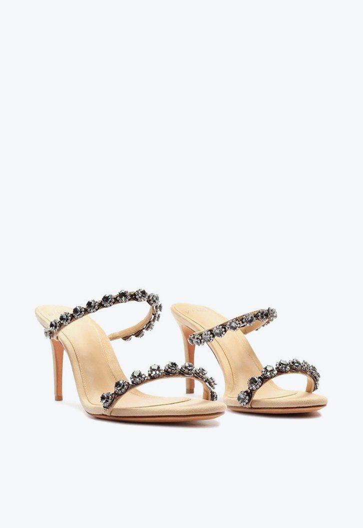 Cara Mule Zircone Nude/Black Diamond