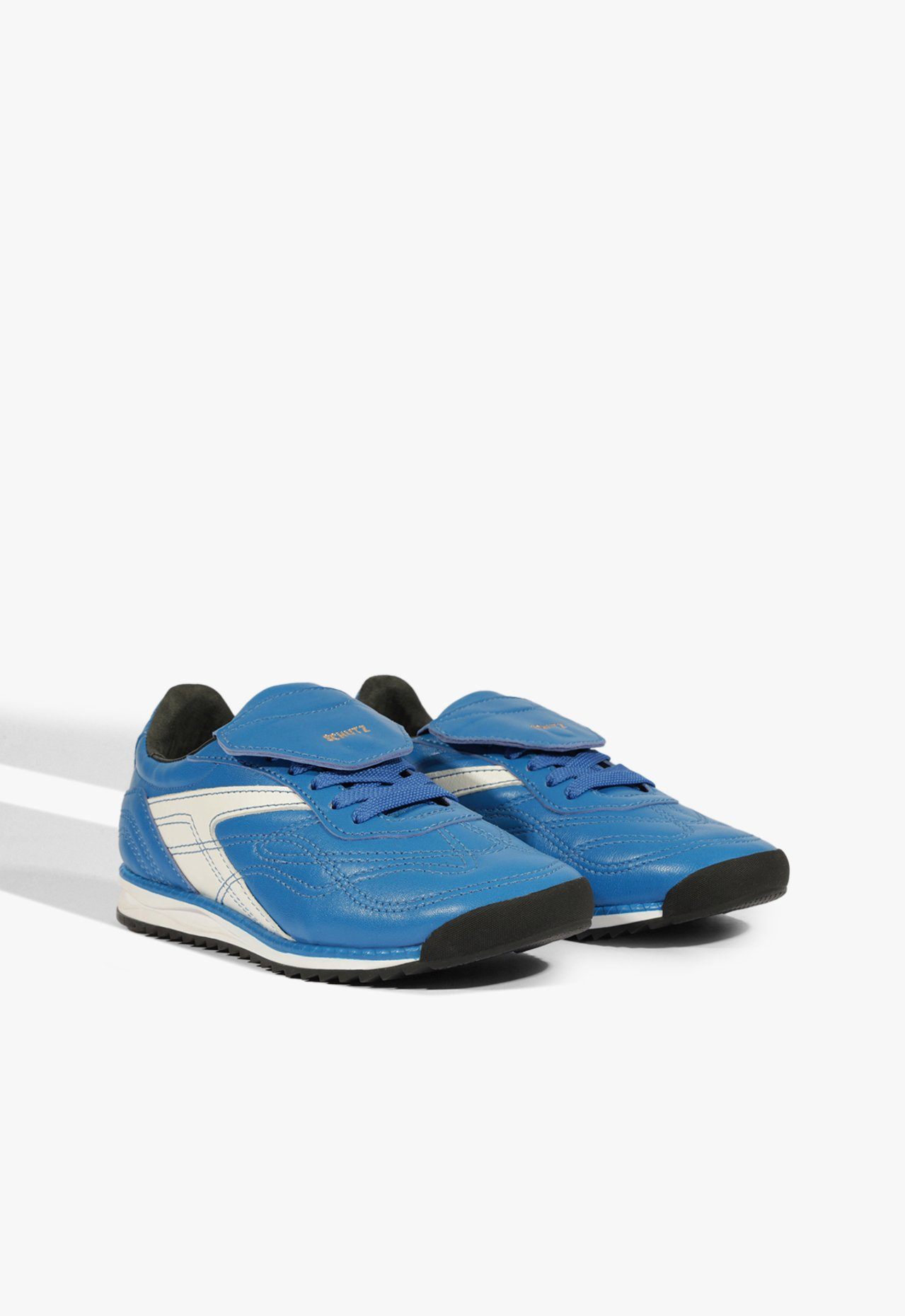 Tênis Azul E Branco Schutz Lenk Couro | ZZ MALL