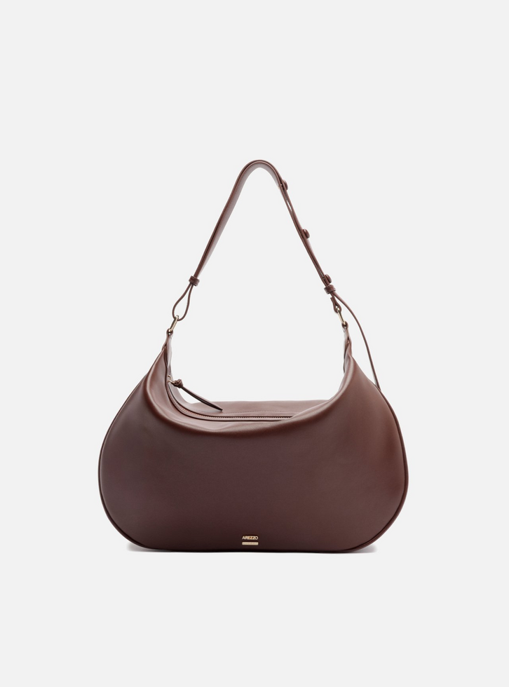 Bolsa Shoulder Marrom Média | ZZ MALL