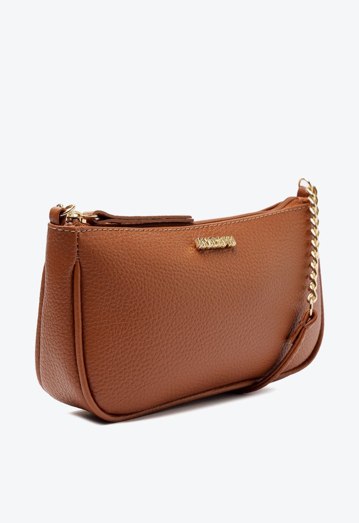 Bolsa Tiracolo Média Fun Marrom