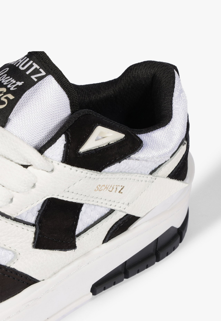 Tênis Court 95 Branco e Preto