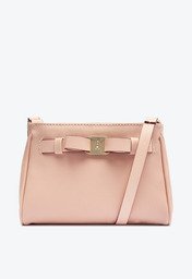 Bolsa Tiracolo Rosa Anacapri Pequena Laço