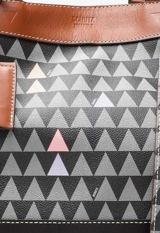 Bolsa Tote Preta Schutz Neo Emma Triangle