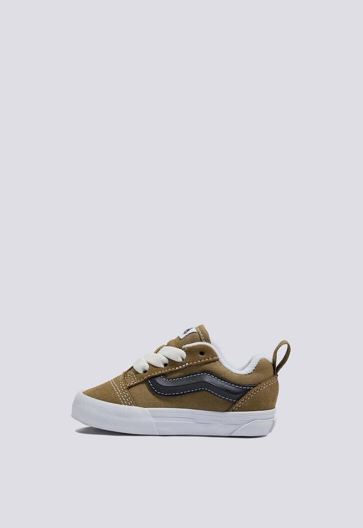 Tênis Knu Skool Elastic Lace Olive Black Infantil