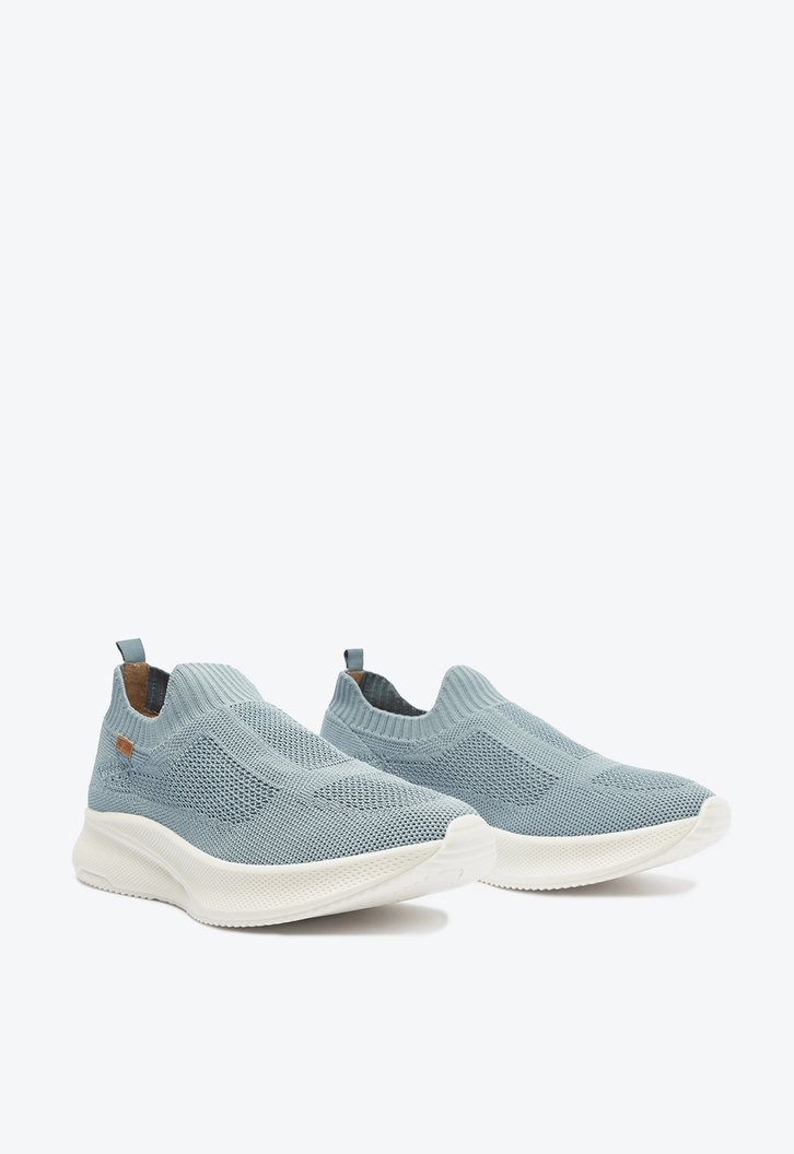 Tênis Slip On Azul Anacapri Chunky Knit