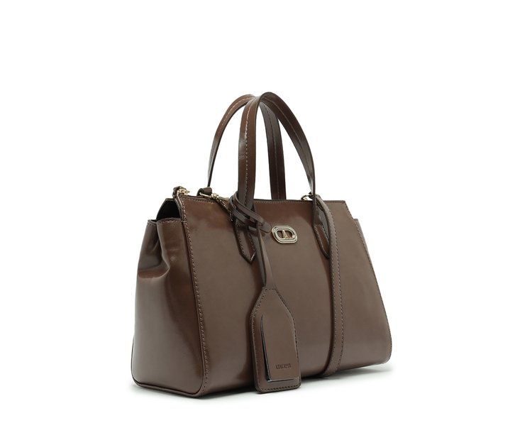 Bolsa Tote Média Bella Marrom