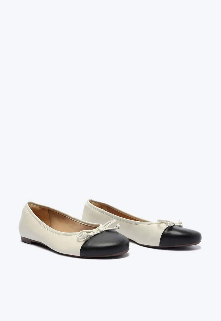 Sapatilha Scarpa Lisa Laço Bege