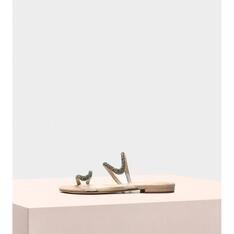 Marcella Flat Nude Crystal