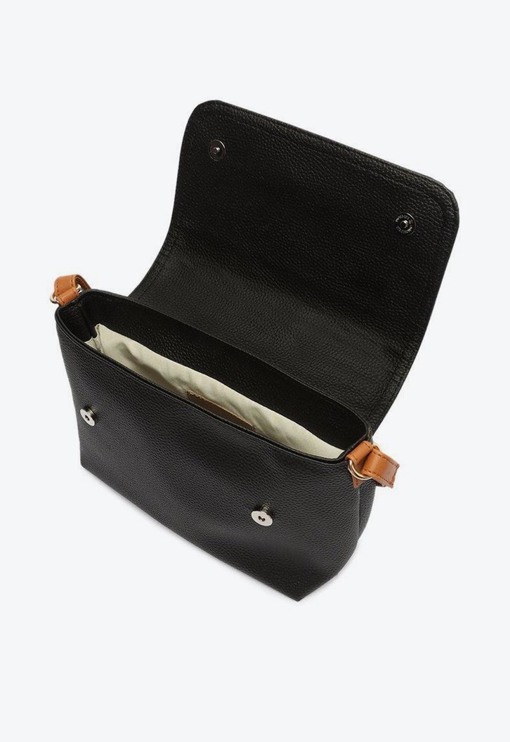 Bolsa Tiracolo Preta Anacapri Básica Pequena