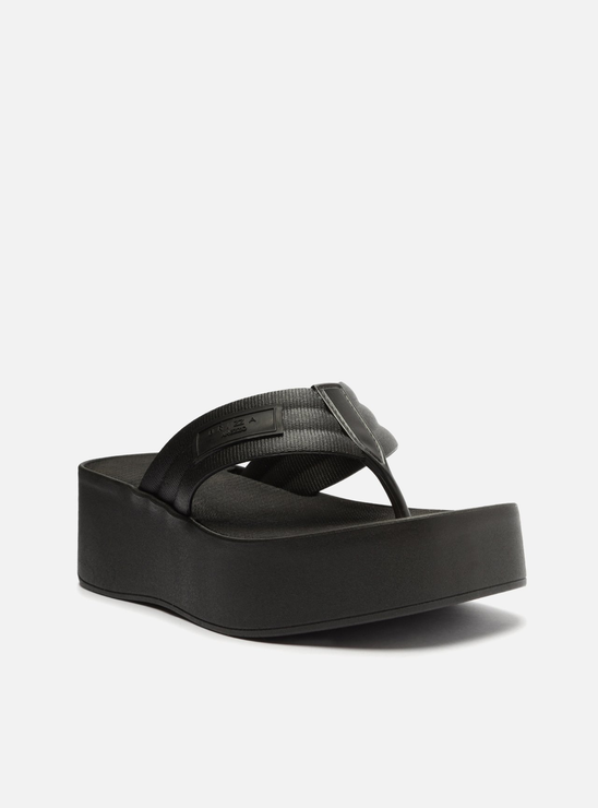 Sandália Flatform Preta Brizza Lulu