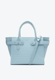 Bolsa Mini Tote Azul Schutz Milla Croco