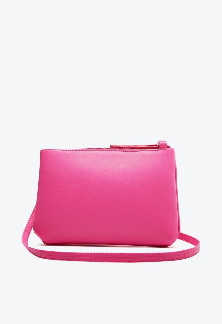 Bolsa Crossbody Rosa Anacapri Média Matelassê Triangular