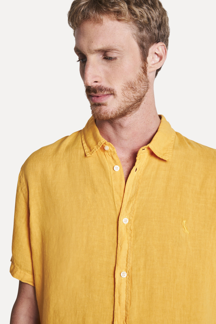 CAMISA AMARELA RESERVA LINHO