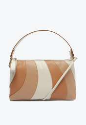 Bolsa Crossbody Nude Anacapri Baguete Detalhe Rosado Média