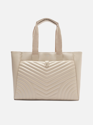 Bolsa Shopping Branca Arezzo Matelassê Grande