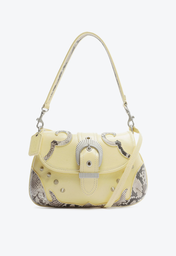 Bolsa Tiracolo Amarela Schutz Média Texas