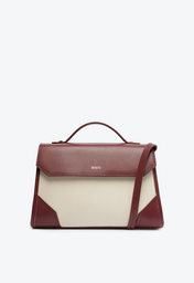 Bolsa Tote Vermelha Schutz Grande Susan Lona Couro